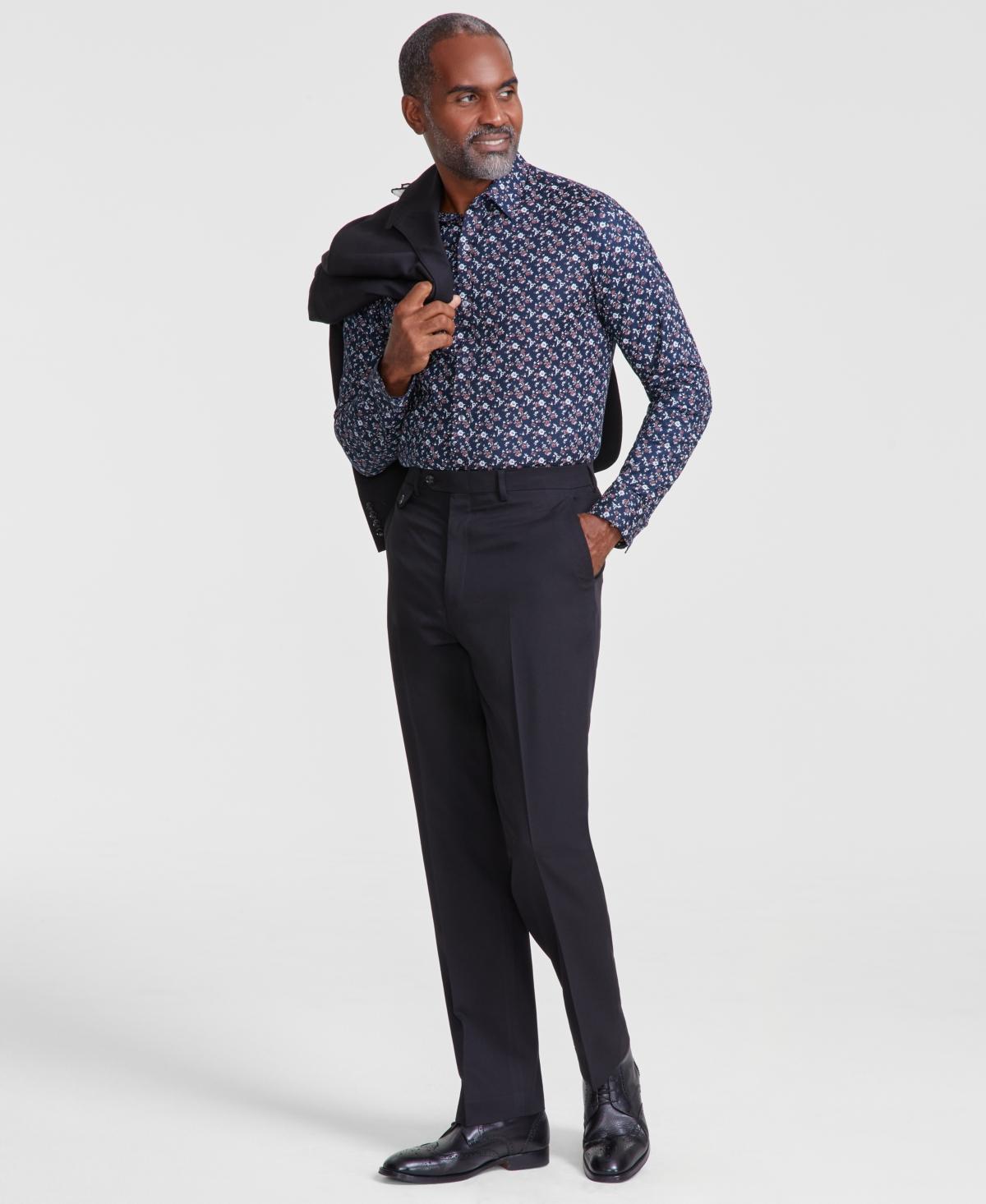 Tayion Collection Mens Classic-Fit Solid Suit Separate Pants Product Image