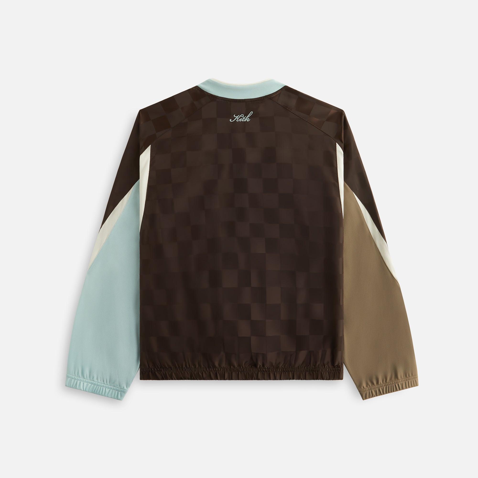 Kith Women Checkered Satin Dayton Combo Pullover - Derby Female Product Image