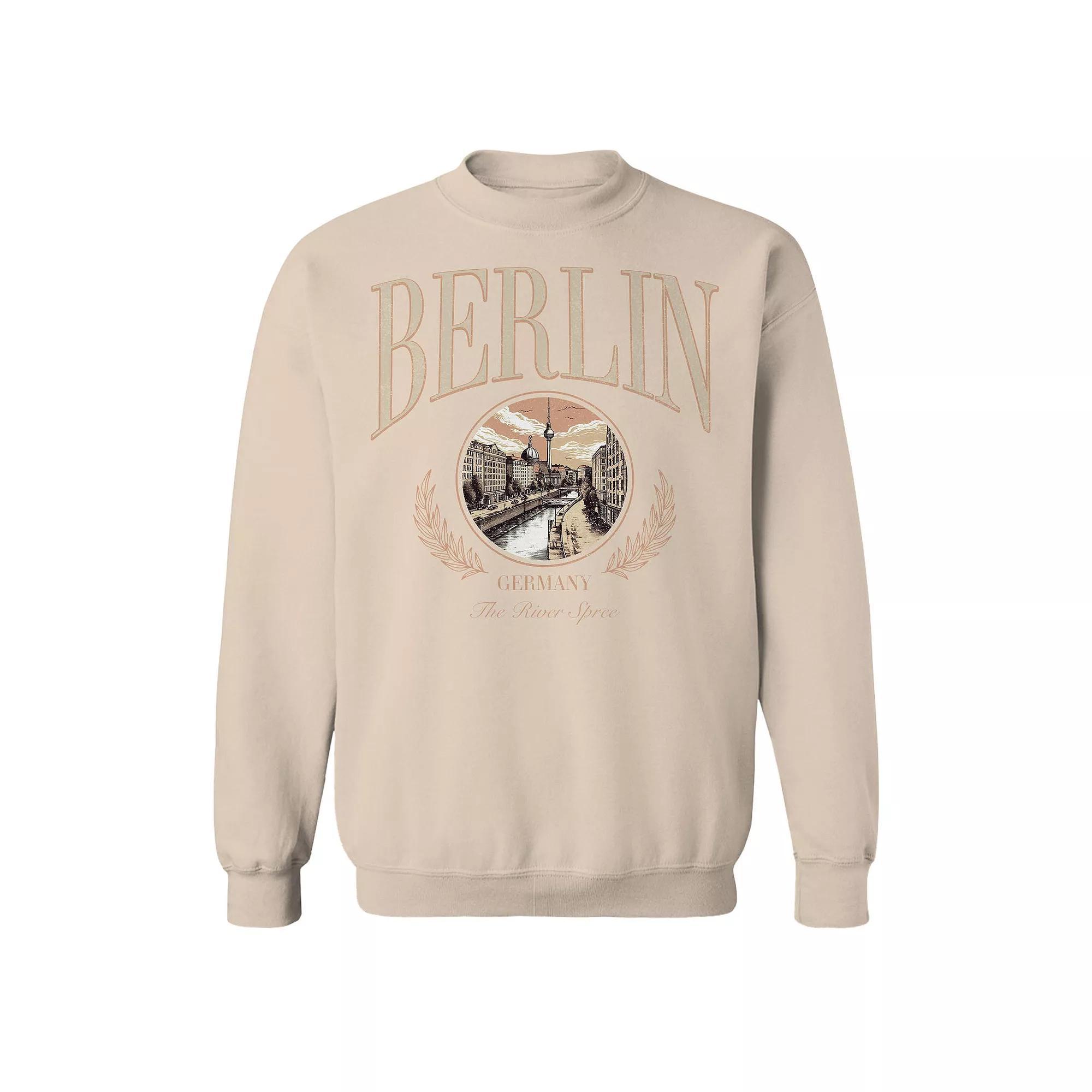 Men's Berlin City Fleece Sweatshirt, Size: XL, Brown Product Image