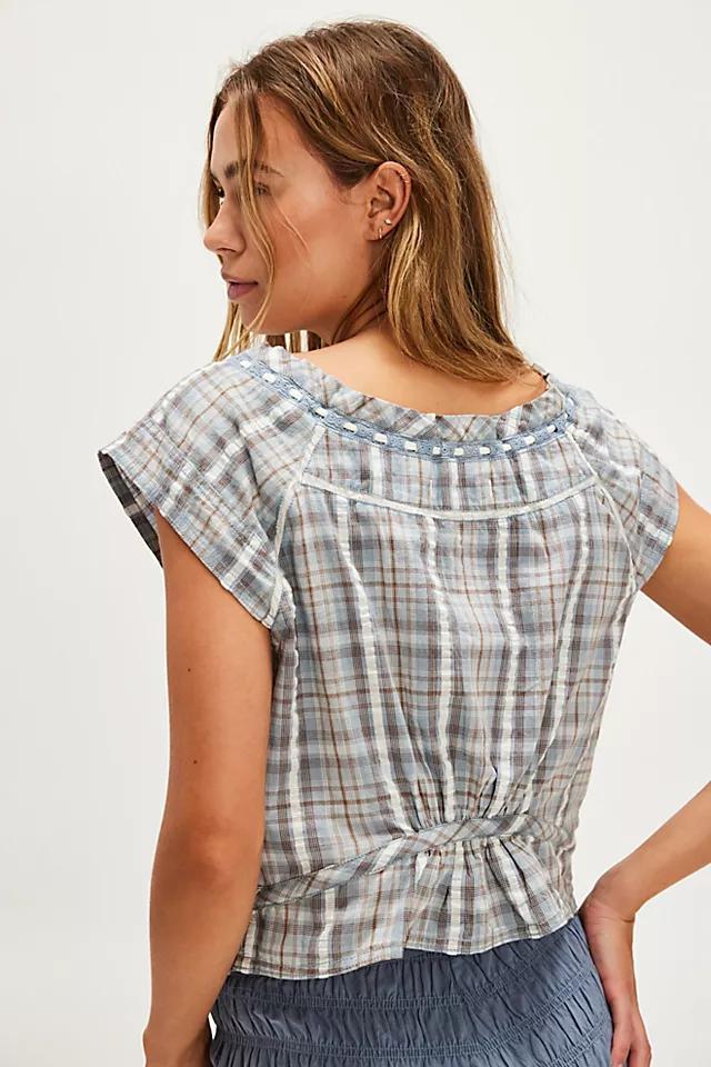 We The Free Evora Plaid Top Product Image