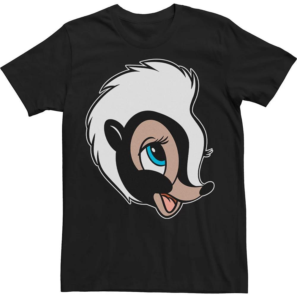 Disney's Bambi Men's Flower Big Face Tee, Size: Medium, Black Product Image