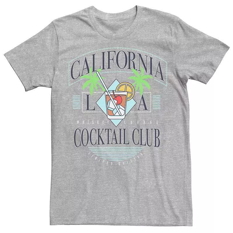 Men's California Cocktail Lounge Club Tee, Size: Large, Athletic Grey Product Image