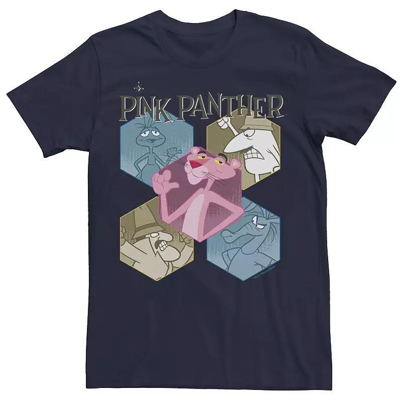 Men's Pink Panther Hexagonal Portraits Graphic Tee, Size: Medium, Roy Product Image