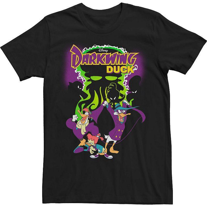 Mens Darkwing Duck Dangerous Poster Tee, Men's, Size: Large, Black Product Image