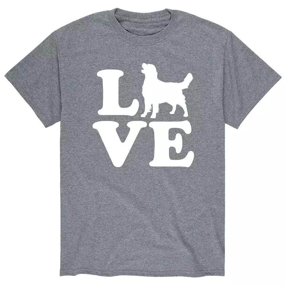 Mens Love Golden Retriever Tee Product Image