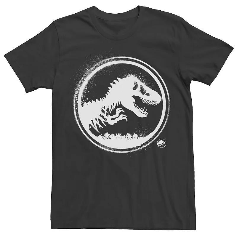 Men's Jurassic World: Fallen Kingdom Paint Splatter Logo Tee, Size: Small, Grey Product Image