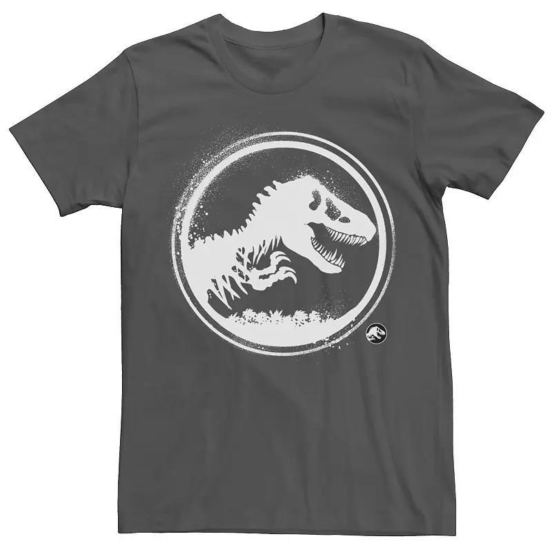 Men's Jurassic World: Fallen Kingdom Paint Splatter Logo Tee, Size: Small, Grey Product Image