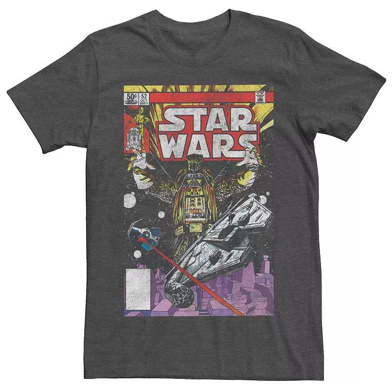 Men's Star Wars Comic Style Cover Graphic Tee, Size: XXL, Grey Heather Product Image