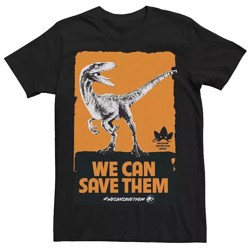 Men's Jurassic World We Can Save Them Poster Tee, Size: XXL, Kelly Product Image