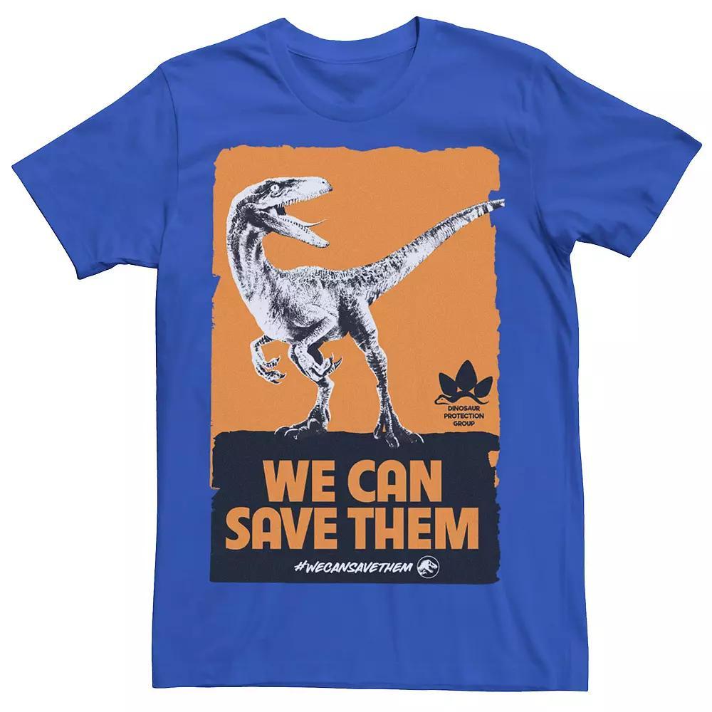 Men's Jurassic World We Can Save Them Poster Tee, Size: XXL, Kelly Product Image