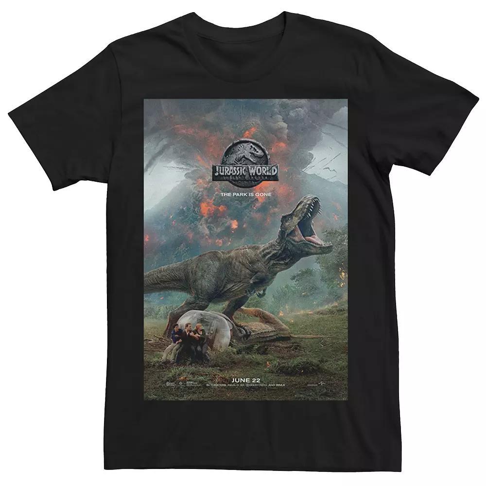 Men's Jurassic World: Fallen Kingdom T-Rex Poster Tee, Size: XL, Black Product Image