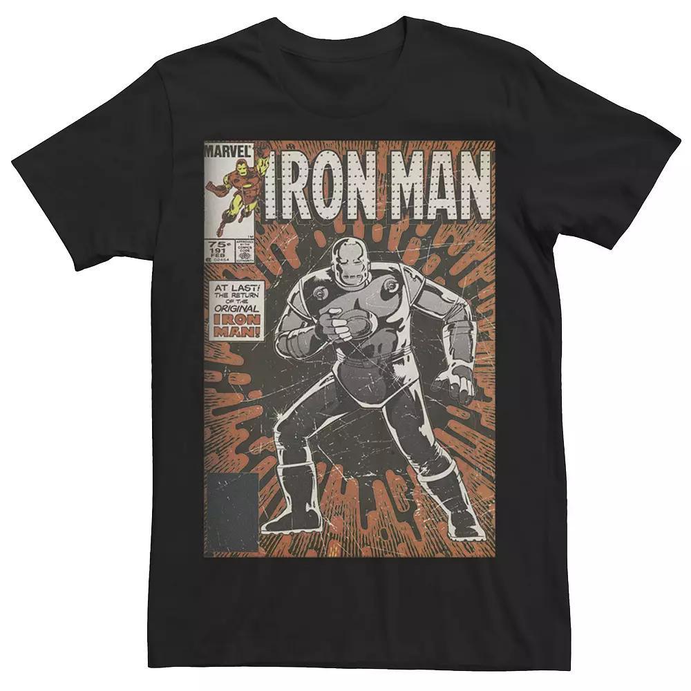 Mens Marvel Avengers Iron Man Return Of The Original Comic Cover Graphic Tee Product Image