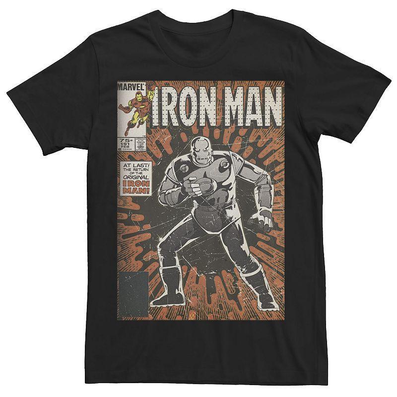 Mens Marvel Avengers Iron Man Return Of The Original Comic Cover Graphic Tee Product Image