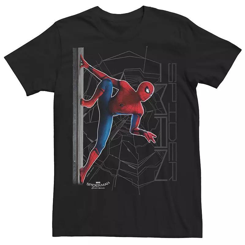 Men's Jurassic Park Spray Painted Stencil Logo Tee, Size: XL, Navy Grey Product Image