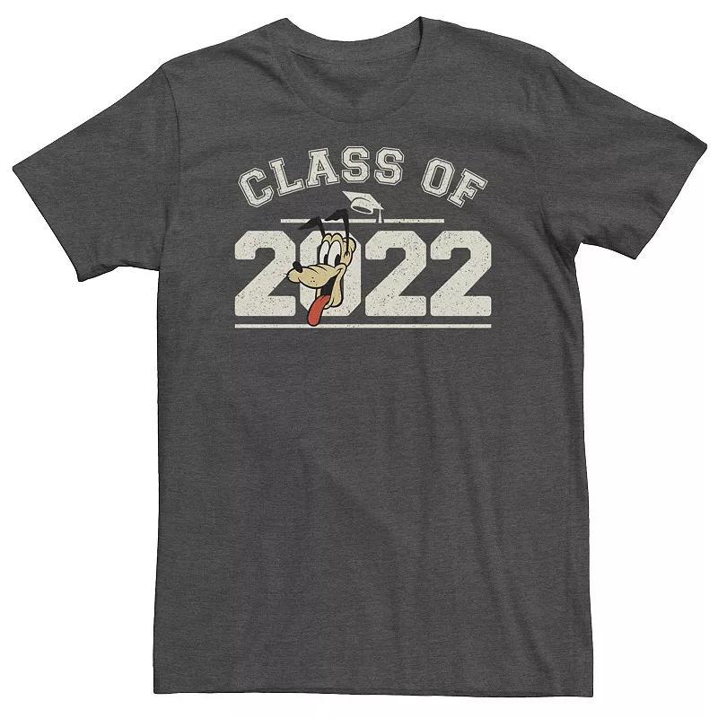 Disney's Mickey Classic Class Of 2022 Grad Mickey Men's Tee, Size: Medium, Grey Heather Product Image
