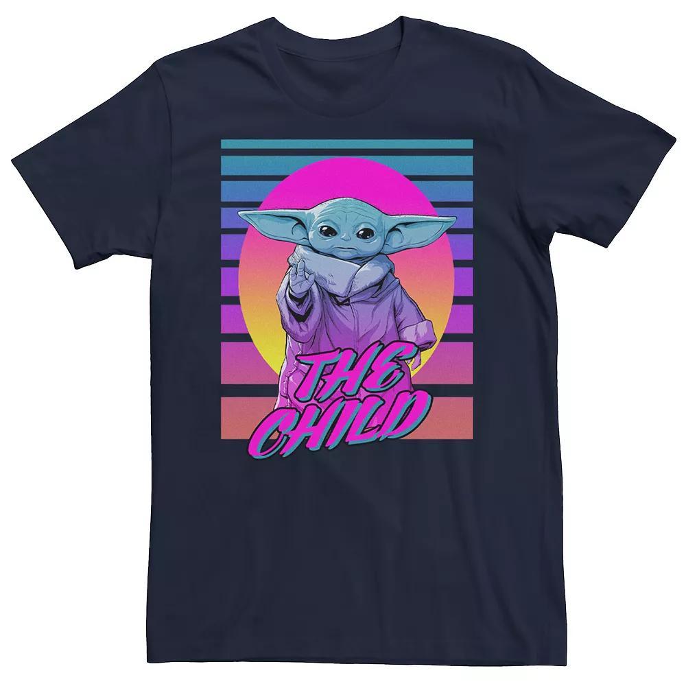 Disney's Peter Pan Mermaids & Pirate Ship Rainbow Scene Men's Tee, Size: Medium, Blue Product Image