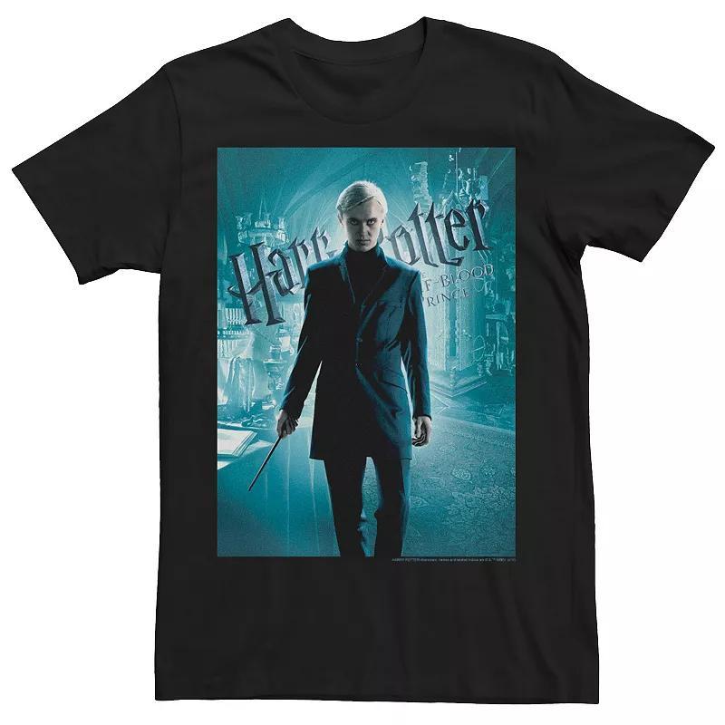 Men's Harry Potter Half-Blood Prince Draco Malfoy Poster Graphic Tee, Size: XL, Black Product Image