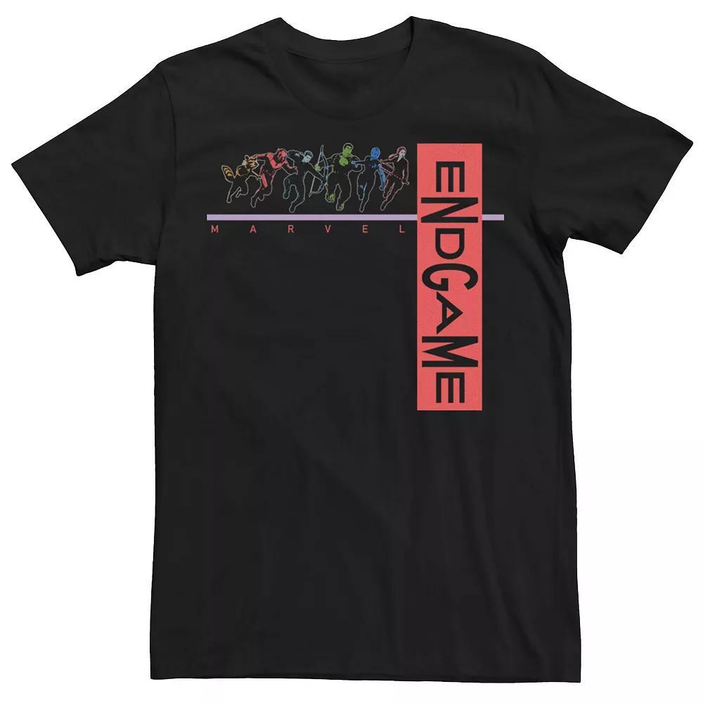 Men's Marvel Avengers Endgame Squad Group Shot Tee, Size: XL, Black Product Image
