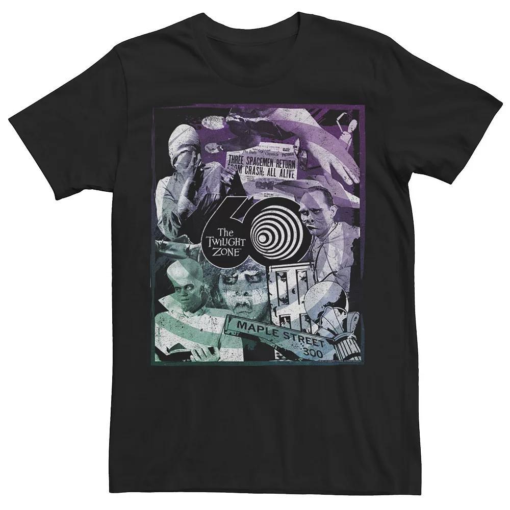Men's CBS Twilight Zone 60th Collage Tee, Size: Large, Black Product Image
