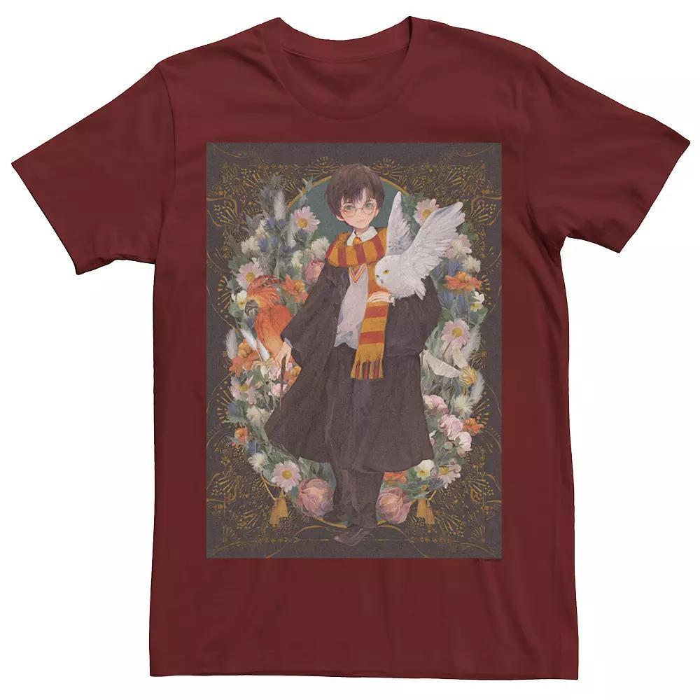 Men's Harry Potter Deathly Hallows 2 Fantasy Tee, Size: Medium, Red Product Image