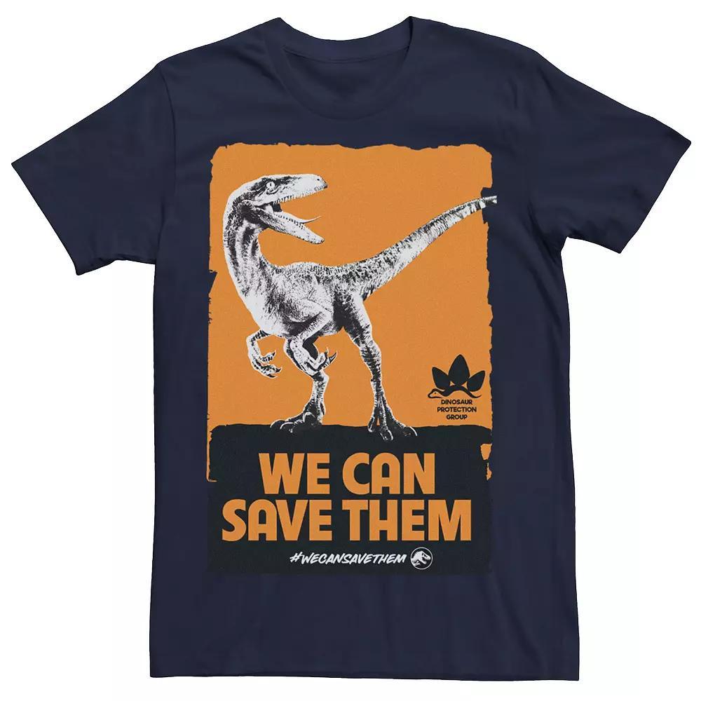 Men's Jurassic World We Can Save Them Poster Tee, Size: XXL, Kelly Product Image