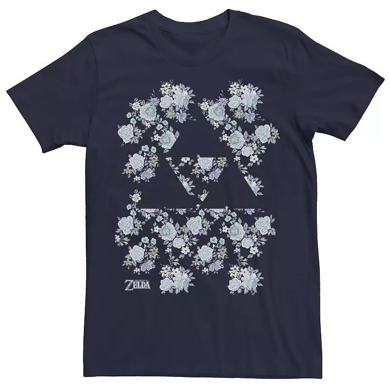 Men's Nintendo Legend Of Zelda Triforce Portrait Tee, Size: Medium, Blue Product Image