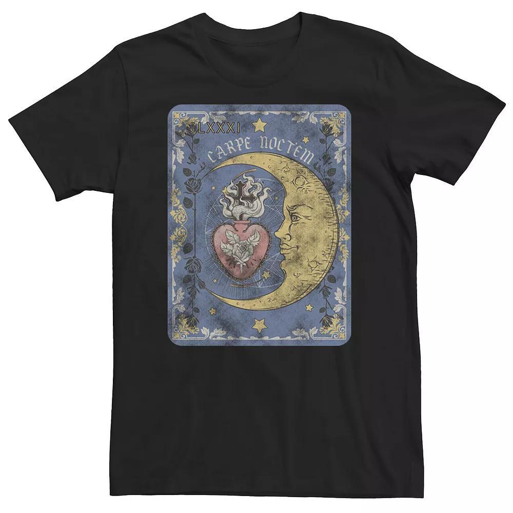 Big & Tall Trendy Tarot Card Tee, Men's, Size: 4XLT, Black Product Image