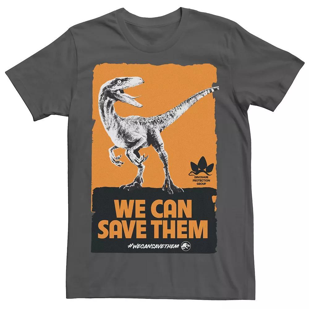 Men's Jurassic World We Can Save Them Poster Tee, Size: XXL, Kelly Product Image