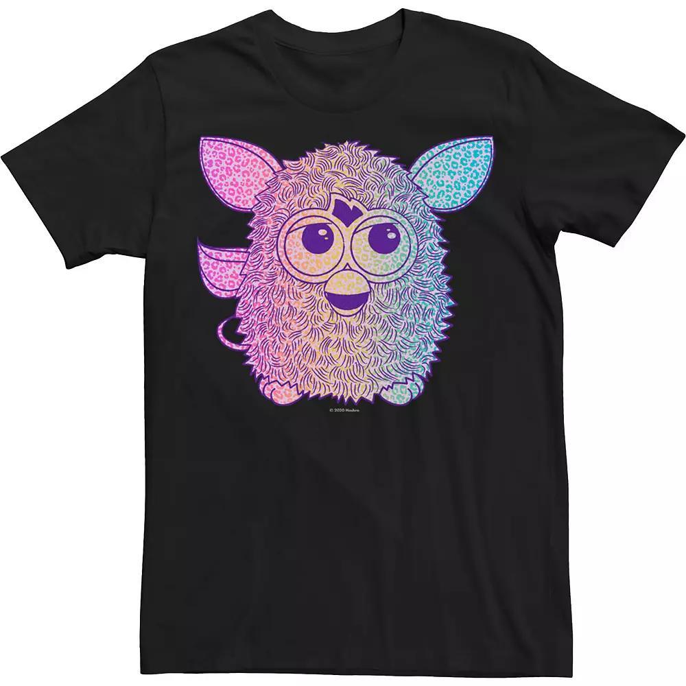 Mens Furby Gradient Portrait Tee, Men's, Size: XL, Black Product Image