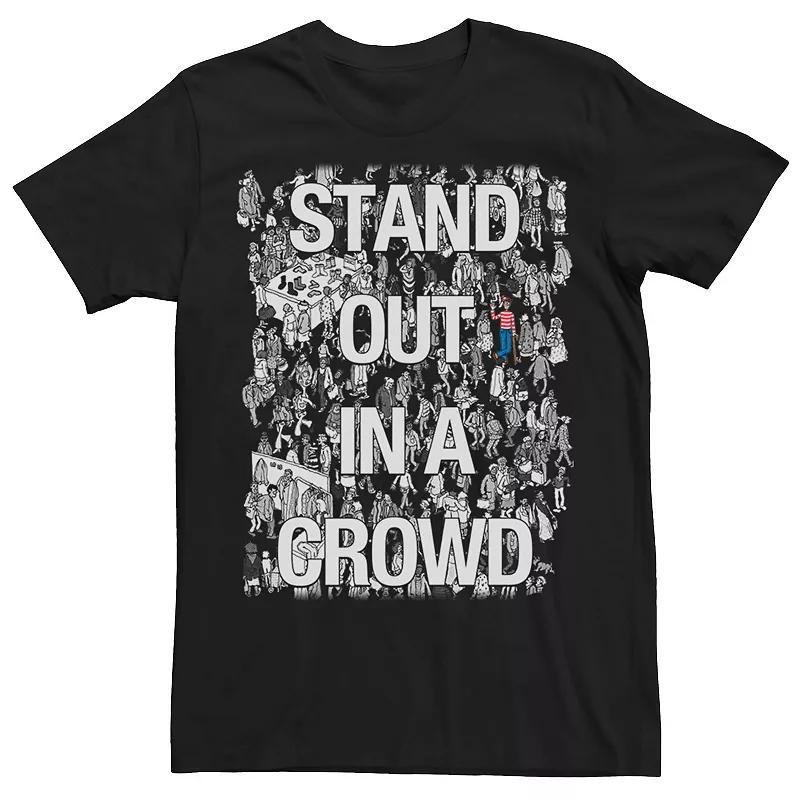 Mens Wheres Waldo Stand Out In A Crowd Poster Tee Product Image