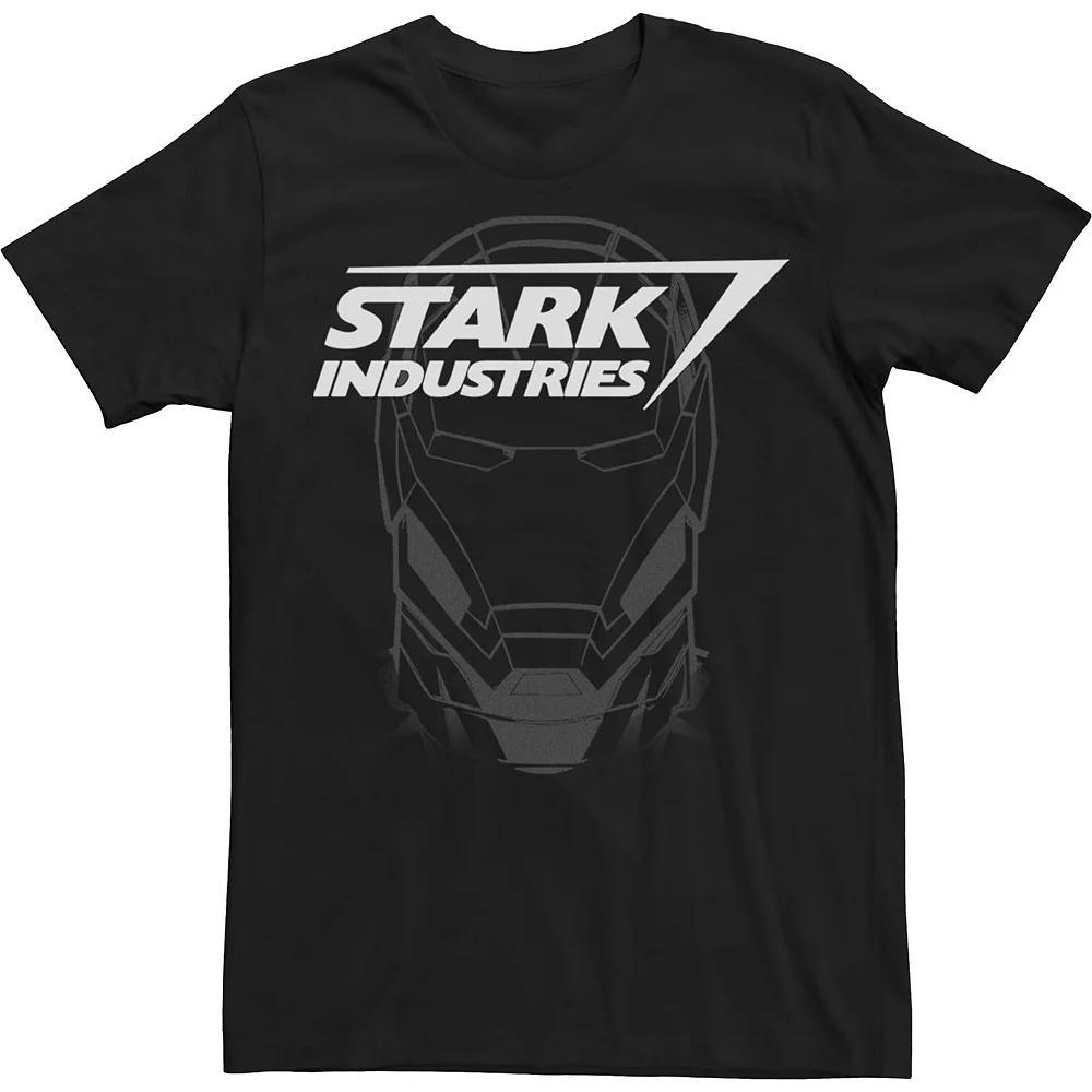 Big & Tall Marvel Avengers Iron Man Stark Industries Tee, Mens Product Image