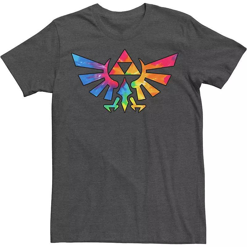 Big & Tall Super Mario Pride Yoshi Fearless Rainbow Line Up Tee, Men's, Size: 3XL, Black Product Image