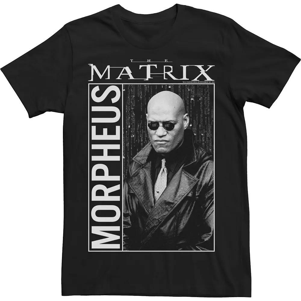 Men's The Matrix Morpheus Hero Shot Tee, Size: XXL, Black Product Image