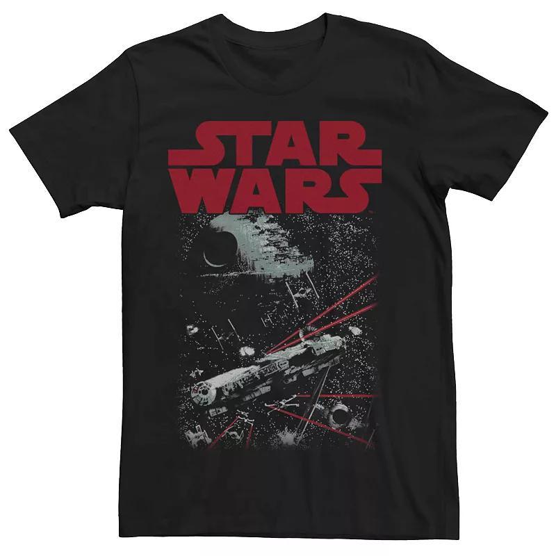 Big & Tall Netflix Stranger Things 4 Hopper Big Face Tee, Men's, Size: Large Tall, Black Product Image