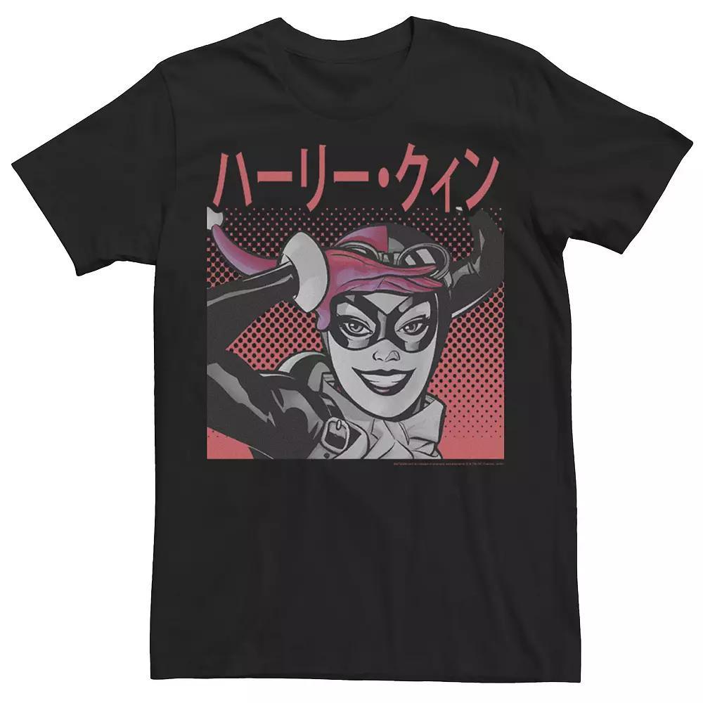 Men's Batman Haltone Kanji Harley Graphic Tee, Size: XXL, Black Product Image
