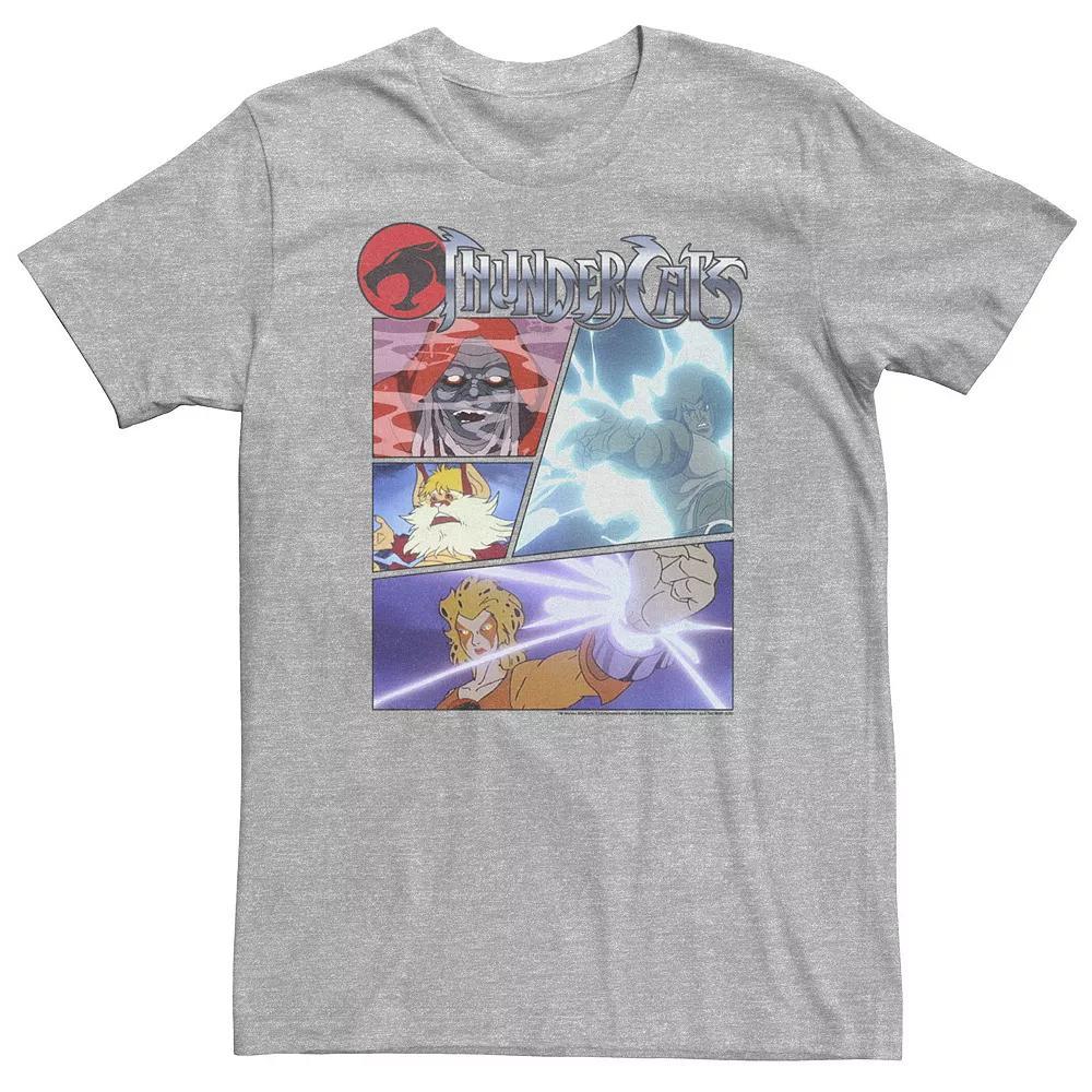 Big & Tall ThunderCats Action Shot Panels Tee, Men's, Size: 3XL, Athletic Grey Product Image