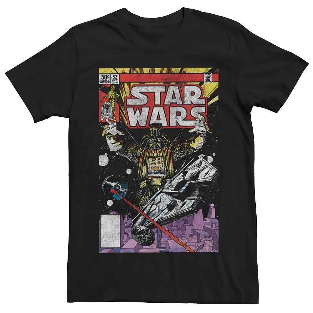 Men's Star Wars Comic Style Cover Graphic Tee, Size: XXL, Grey Heather Product Image