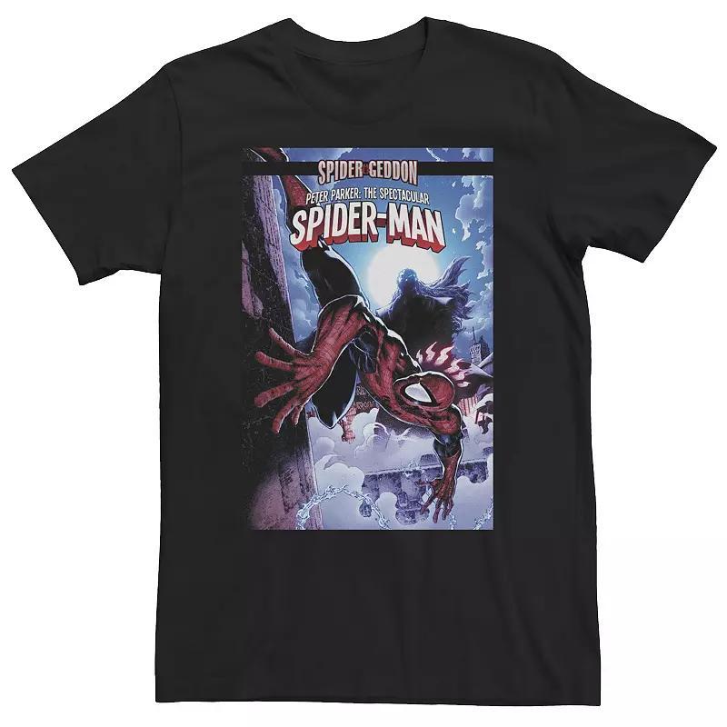Big & Tall Marvel Spider-Man Spider Geddon Comic Cover Tee, Men's, Size: 3XL, Black Product Image
