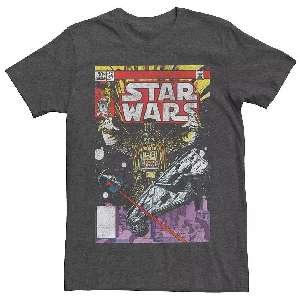 Men's Star Wars Comic Style Cover Graphic Tee, Size: XXL, Grey Heather Product Image