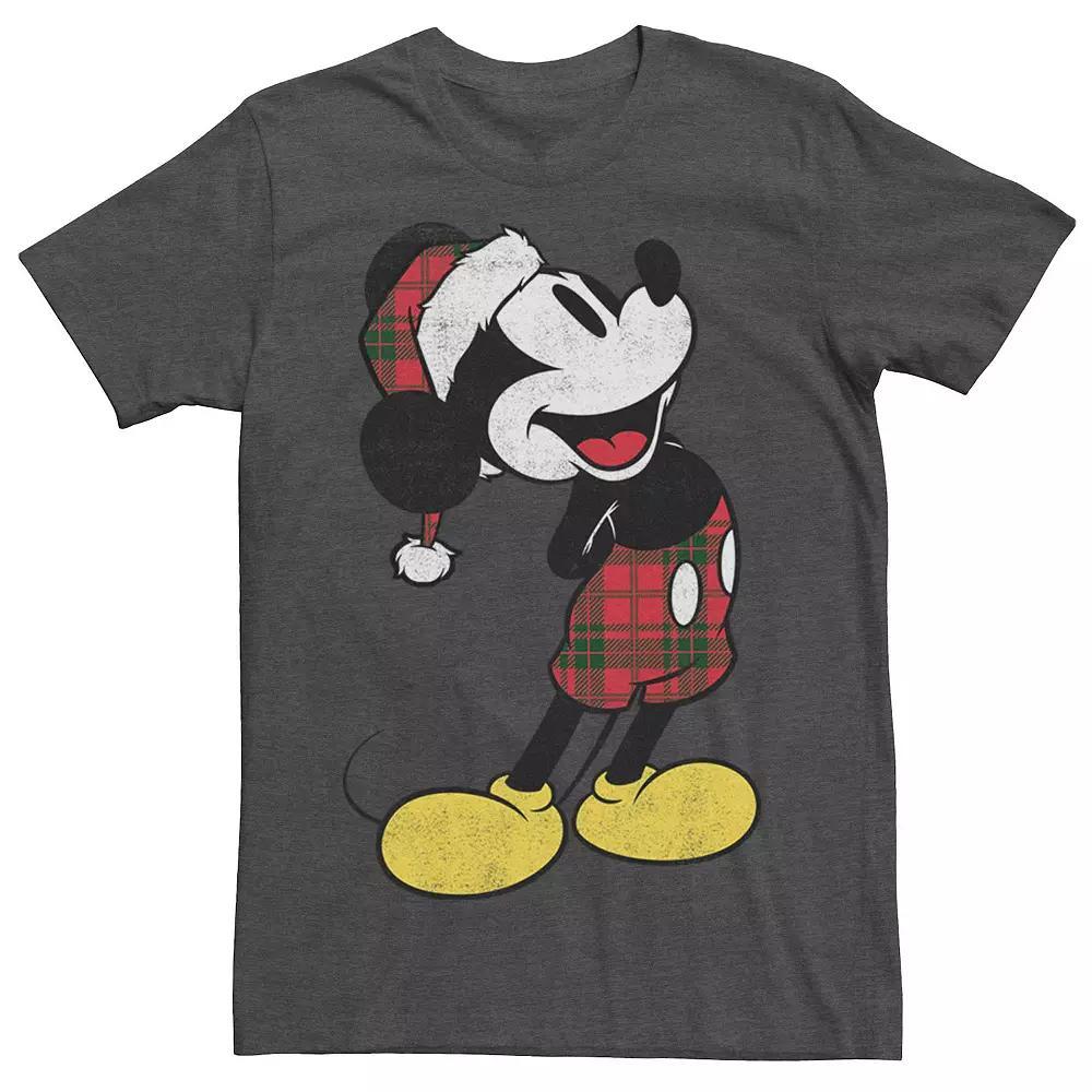 Disney's Mickey Mouse Christmas Outfit Men's Tee, Size: Large, Grey Heather Product Image