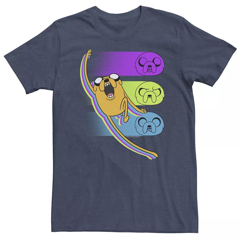 Big & Tall Cartoon Network Adventure Time Jake Emotions Tee, Men's, Size: 4XL, Black Product Image