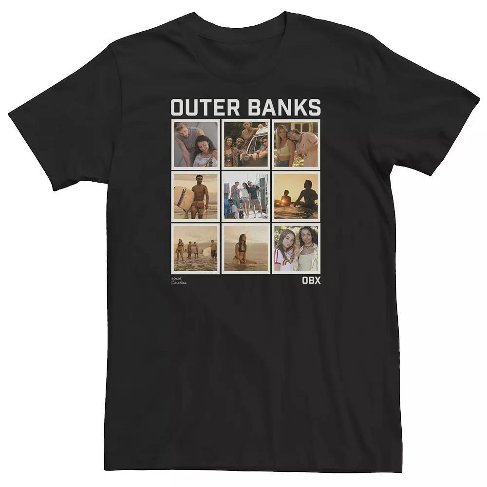 Big & Tall Outer Banks Portrait Panels Tee, Men's, Size: 4XLT, Black Product Image