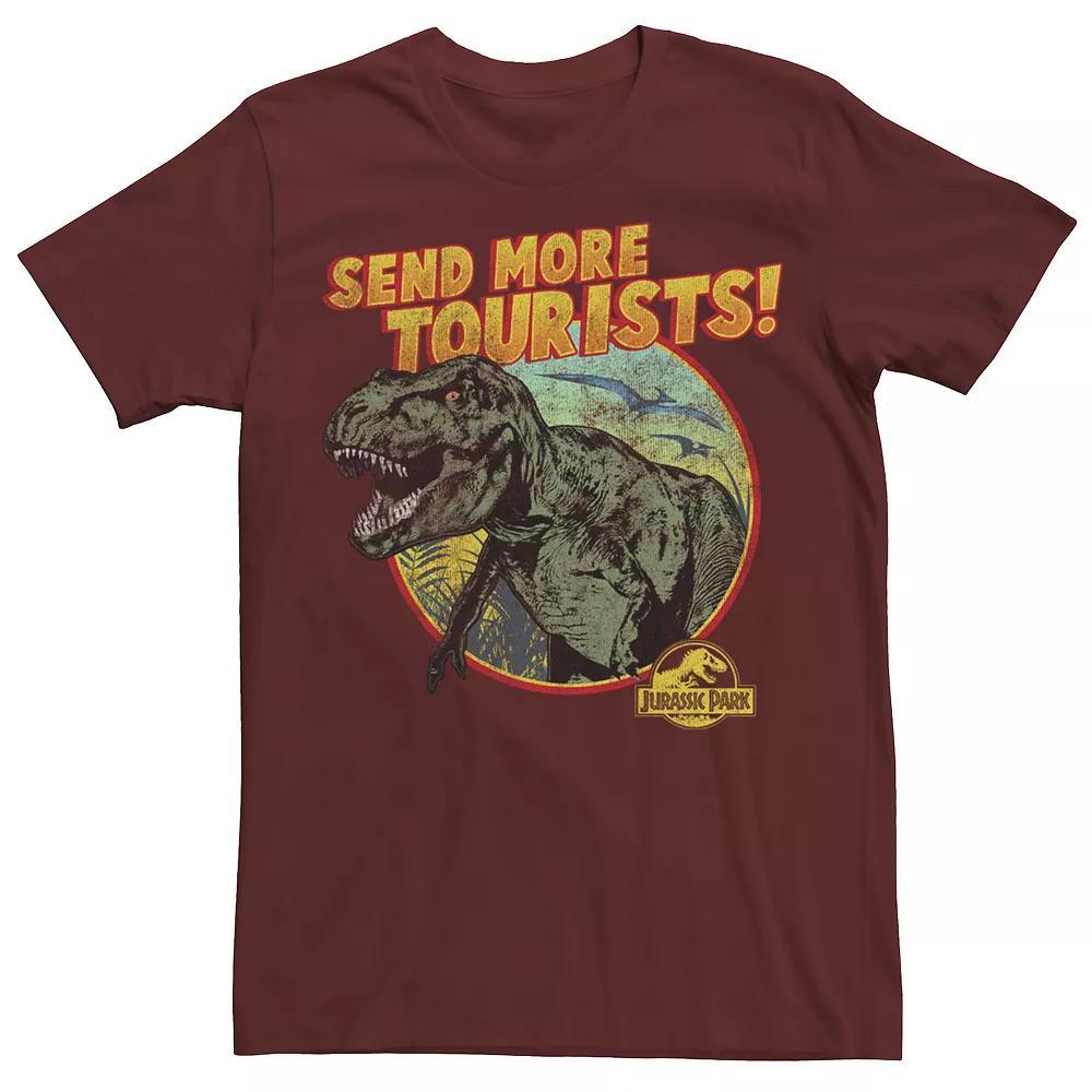 Men's Jurassic Park T-Rex Send More Tourists Tee, Size: Medium, Royal Product Image