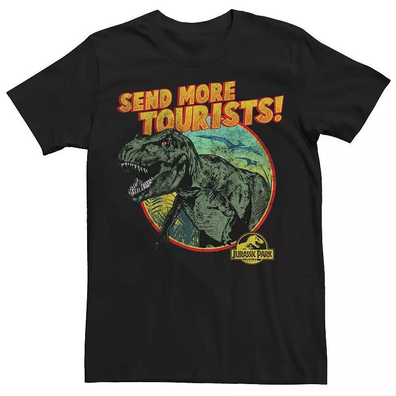 Men's Jurassic Park T-Rex Send More Tourists Tee, Size: Medium, Royal Product Image