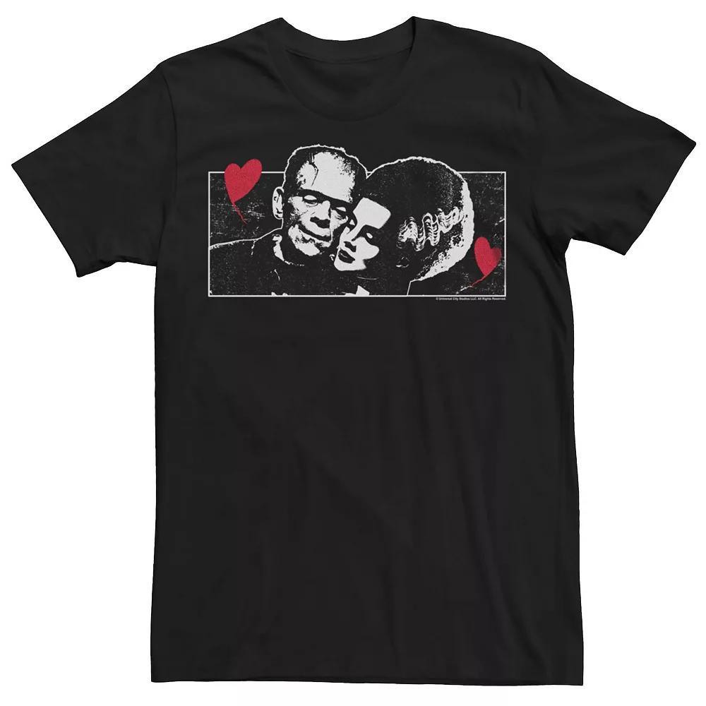 Big & Tall Frankenstein Monsters In Love Tee, Men's, Size: XL Tall, Black Product Image