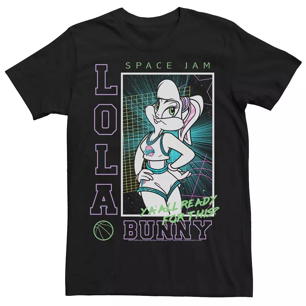 Men's Space Jam Lola Bunny Y'all Ready For This Tee, Size: Large, Black Product Image