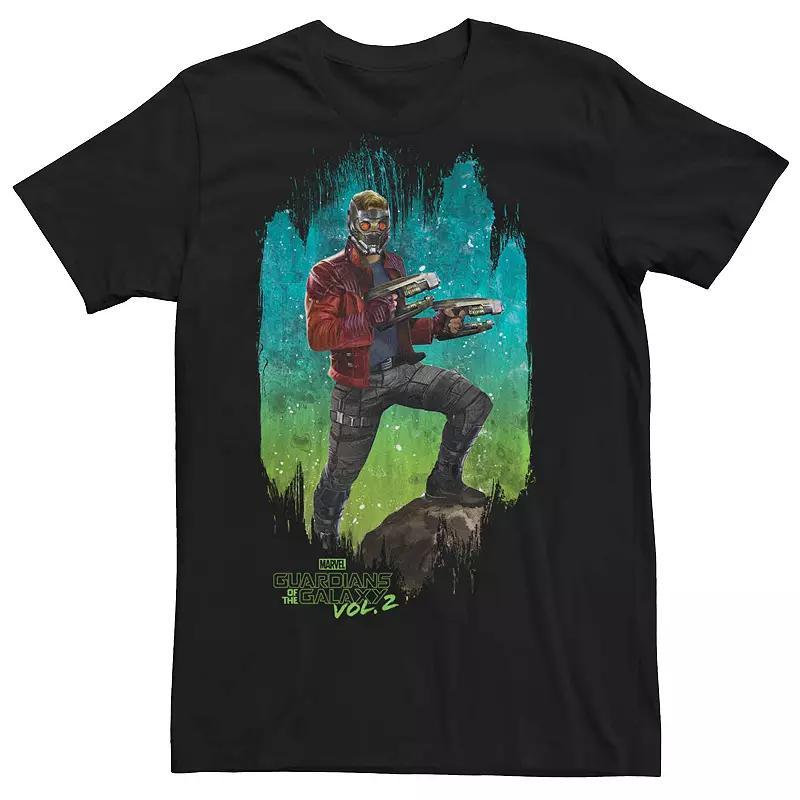 Men's Marvel Guardians Of The Galaxy Star-Lord Tee, Size: XL, Black Product Image
