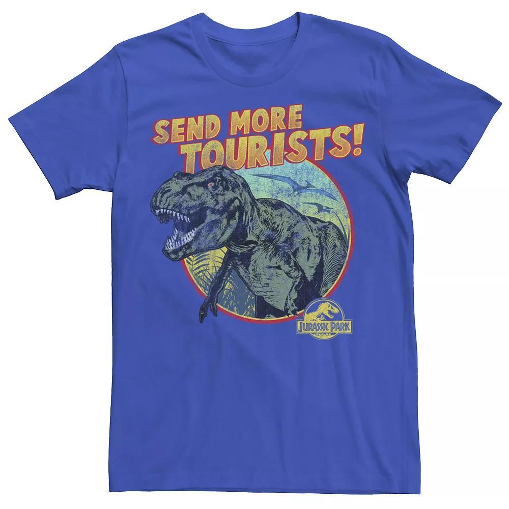 Men's Jurassic Park T-Rex Send More Tourists Tee, Size: Medium, Royal Product Image