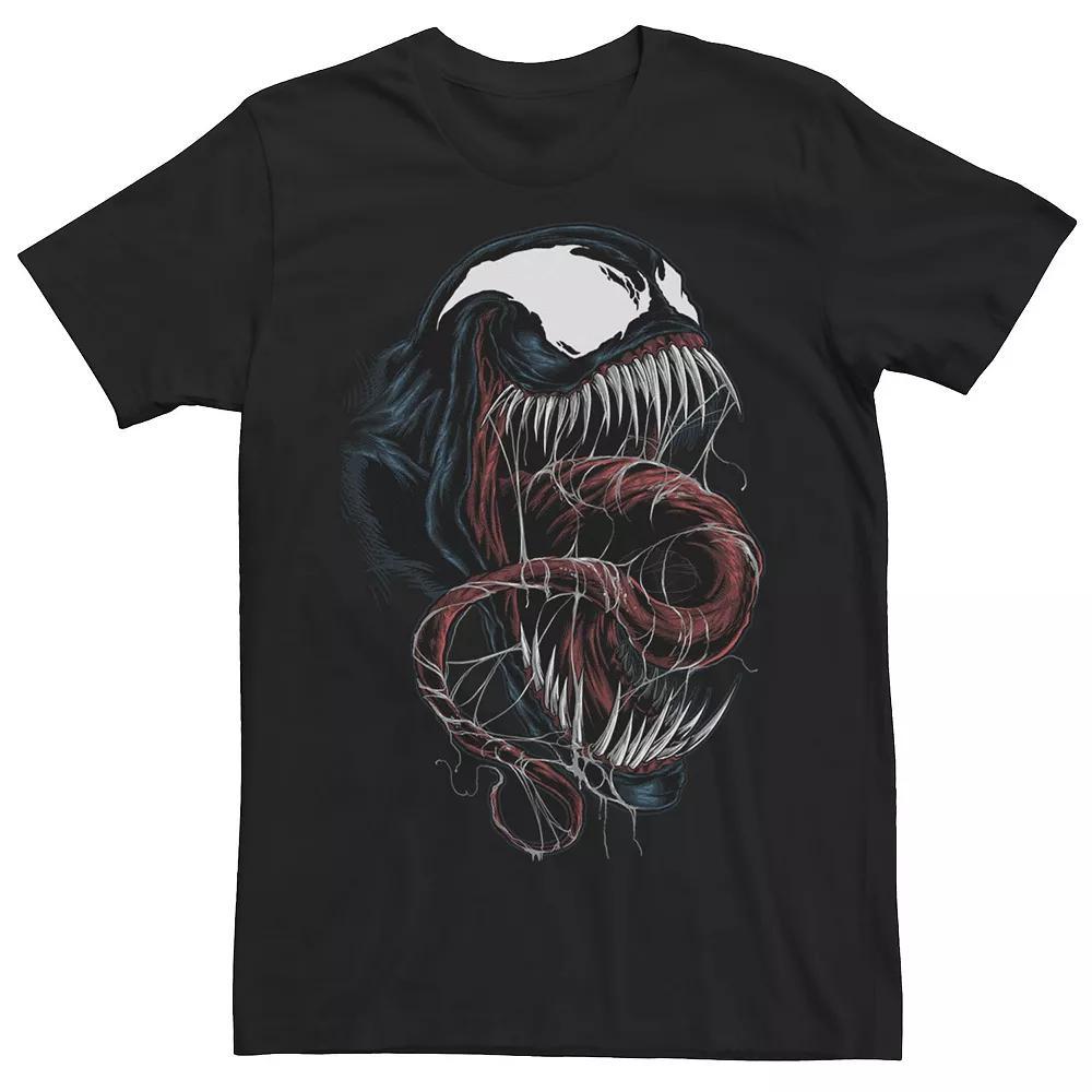 Men's Marvel Venom Head Shot Tee, Size: Large, Black Product Image