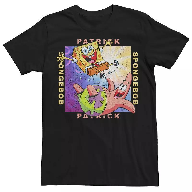 Big & Tall Star Wars: The Mandalorian Grogu Trippy Portrait Tee, Men's, Size: XXL Tall, Black Product Image
